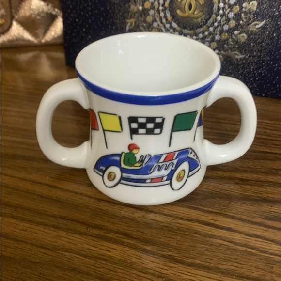 Tiffany & co 2002 Colorful Racing Car Mug with Dual Handles - Picture 3 of 5